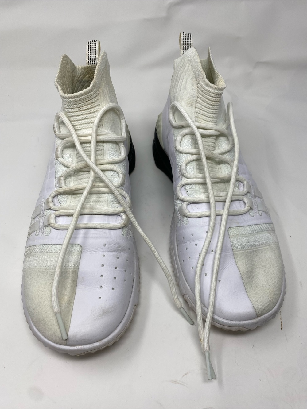 Under Armour Project Rock Mens Size 9.5  White/ Black Training Shoes